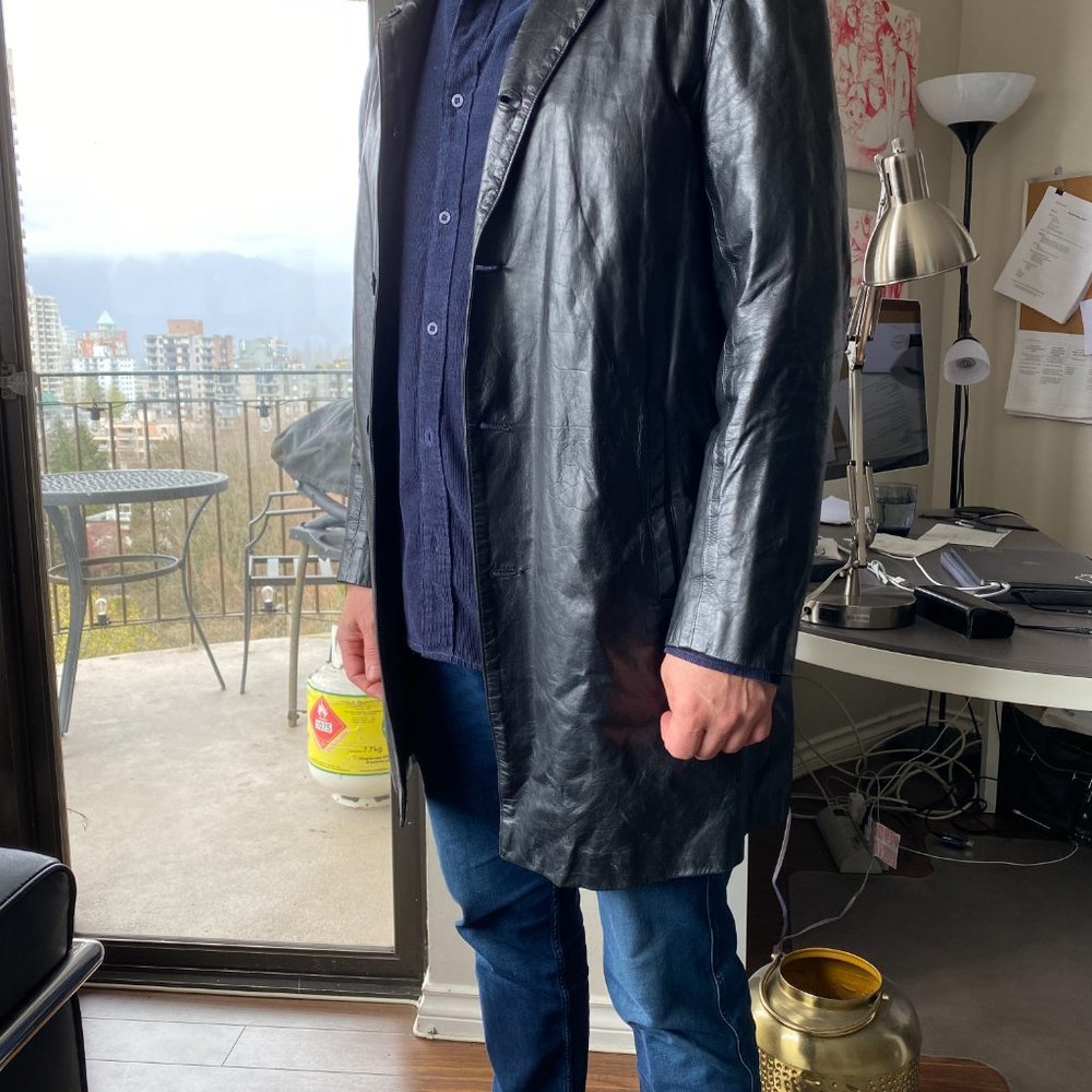 Rugby Leather Jacket, Made in Canada